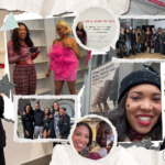 a scrapbook style collage with a variety of images