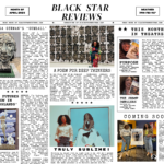 a collage of images and words designed to look like a newspaper