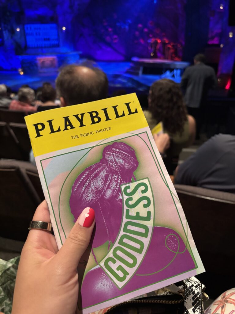 playbill for Goddess