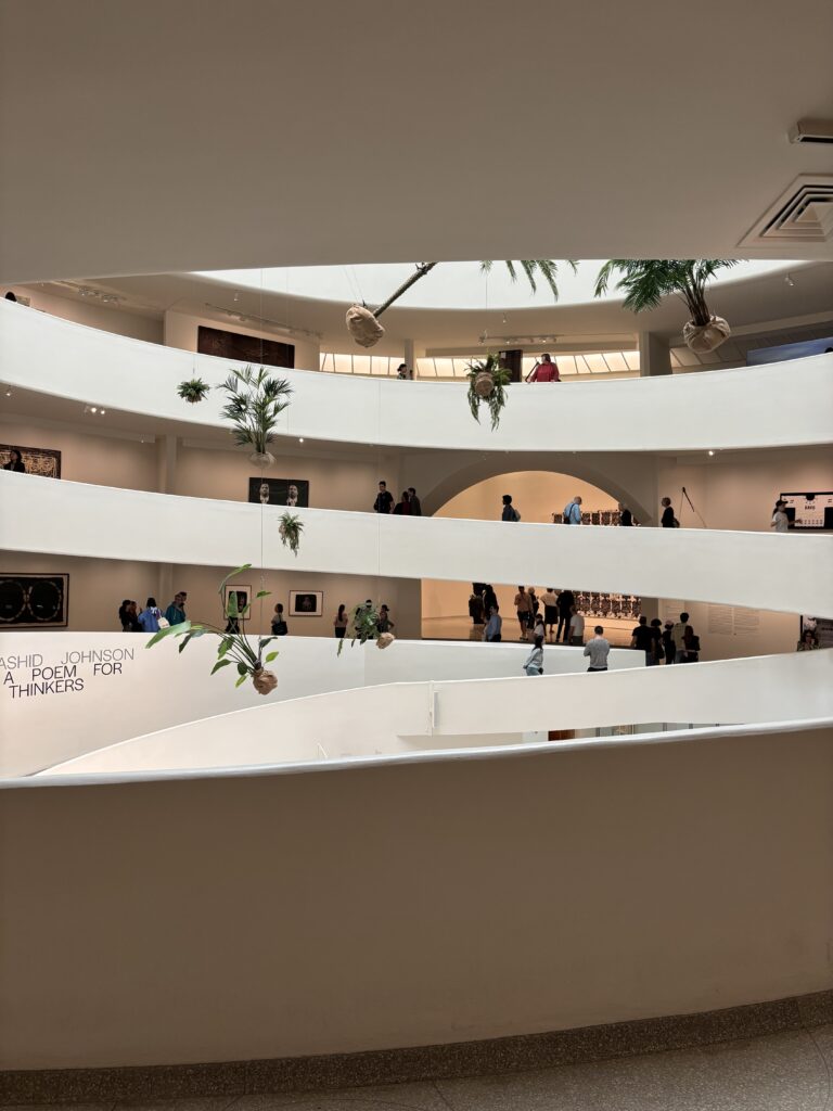 interior view of the Guggenheim's rotunda