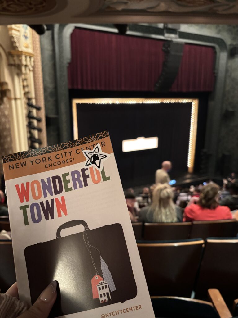 program held in front of a stage