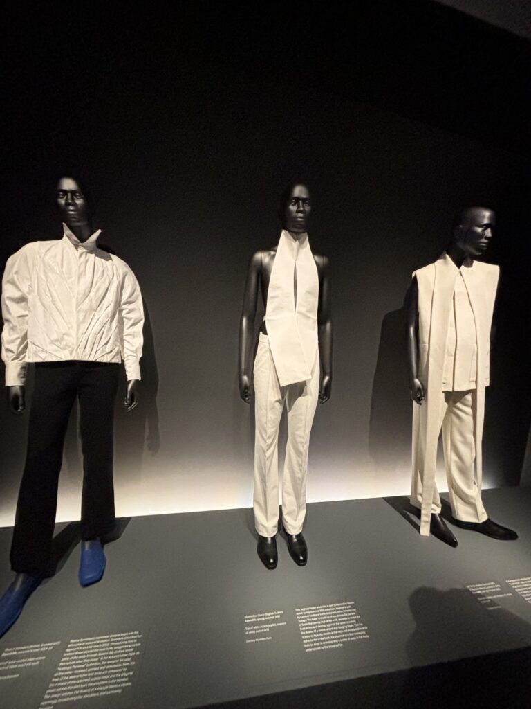 clothing on mannequins