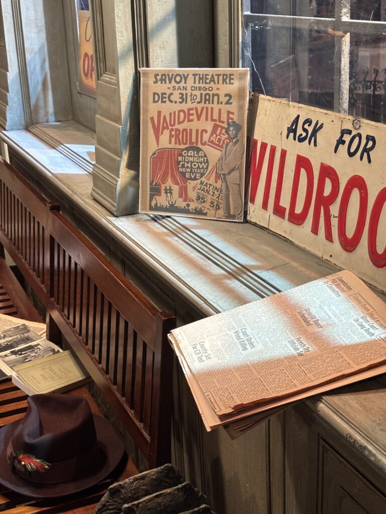 vintage posters and props
