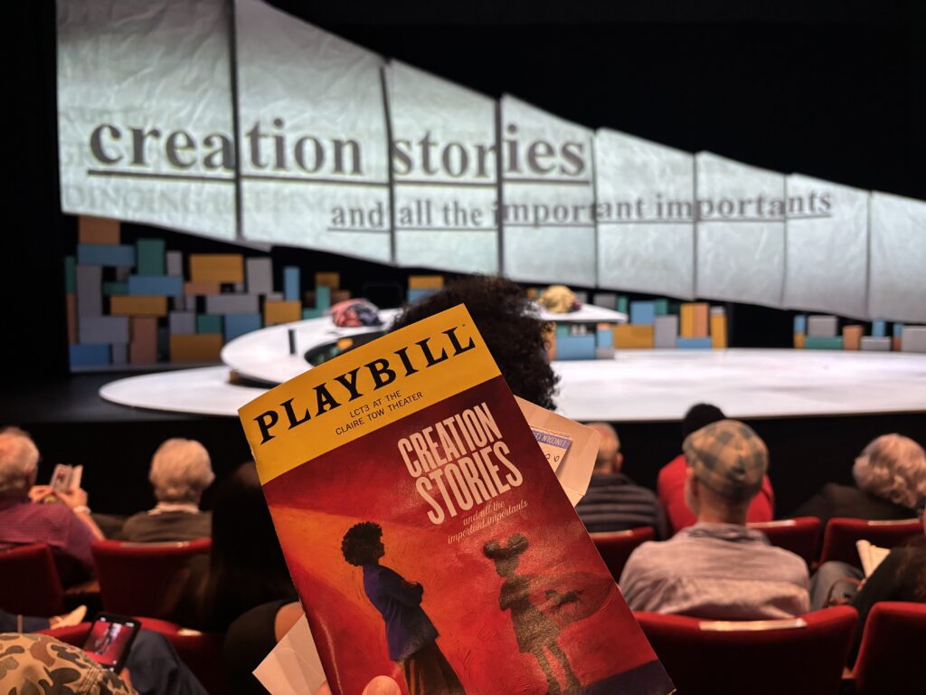 set design and playbill